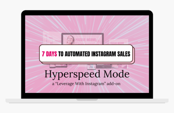 Hyperspeed Mode | An Add-On To Leverage With Instagram