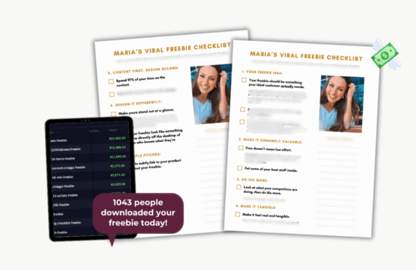 [NEW!] Maria’s Viral Freebie Checklist