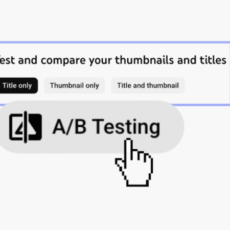 YouTube A/B split testing guide – thumbnail and title testing interface preview