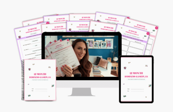 Maria’s 12 Month Gameplan Worksheets – digital business planning worksheets