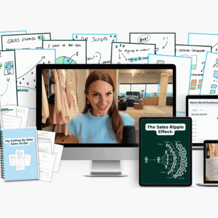 Good People, Good Money: Mastering Heart-Centered Sales – sales training materials, sales script workbooks, and funnel diagrams